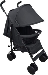 Carrinho De Passeio Para Bebê Park Até 15kgs Preto - Voyage