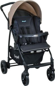 Burigotto Carrinho de Bebê Ecco, Até 15 kg, Bege
