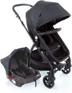 Cosco Kids, Travel System Poppy Duo, Preto Mescla
