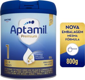 Danone Nutricia Aptamil Premium 1 0-6 meses - Fórmula para Bebês e Fórmula Infantil, 800g
