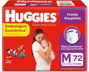 HUGGIES Fralda Huggies Supreme Care Roupinha M - 72 Fraldas
