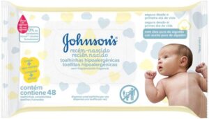 Johnson's Baby Lenços Umedecidos Baby Recém Nascido,48un
