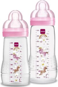 MAMadeira MAM - Easy Active Set - Mamadeiras de 270ml e 330ml - Rosa
