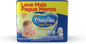 MamyPoko Lenços Umedecidos Toque Suave 200 Unidades
