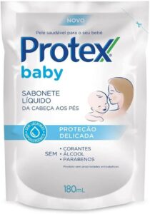 Sabonete Líquido Infantil para bebês Protex Baby Delicate Care 180ml Refil
