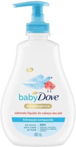 Sabonete Líquido da Cabeça aos Pés Baby Dove Hidratação Enriquecida 400ml
