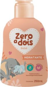 Zero a dois Loção Hidratante Para Bebê Aroma Suave Zero A Dois 250Ml
