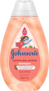 Johnson's Baby Shampoo Infantil Para Cabelos Cacheados Cachos Dos Sonhos, 400ml
