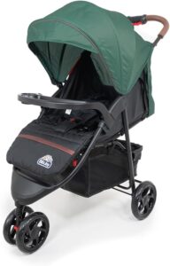 CARRINHO DE BEBÊ 3 RODAS CONFORT ATÉ 15KG BIBI JOY (VERDE)