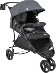 Carrinho Evo Preto_Cinza - Tutti Baby