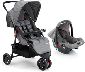 Voyage Carrinho Passeio e Bebê Conforto TS Delta Pro Mescla