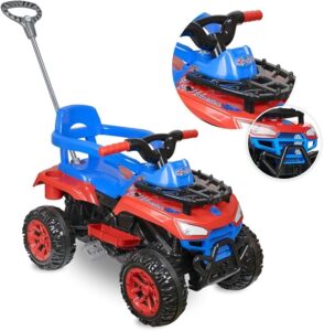 Carrinho de Passeio Infantil com Empurrador e Pedal Cross UP Spider Calesita (Spider)
