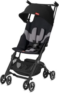 Carrinho para Bebê Pockit+ All-Terrain Velvet Black 6 meses a 4 anos 15kg
