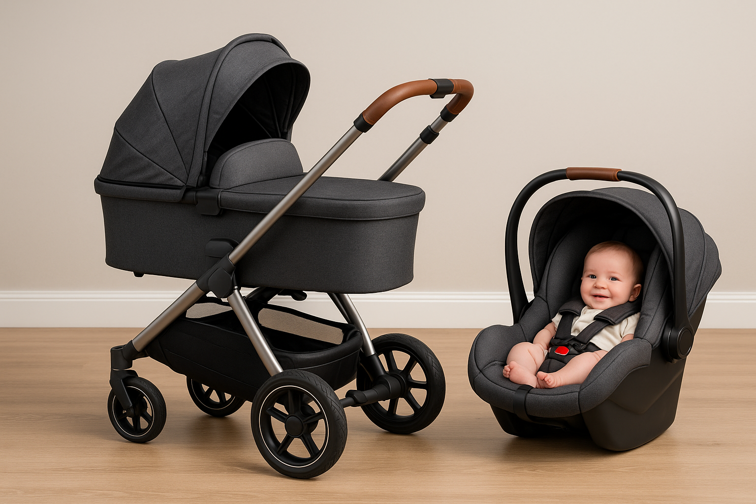 melhor carrinho de bebe com moises e bebe conforto