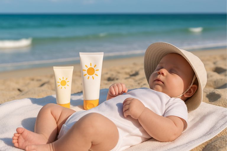melhor protetor solar para bebê de 0 a 6 meses