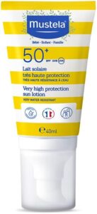 Mustela Solares Protetor Solar Infantil Loção Rosto E Corpo Fps 50+ 40 Ml
